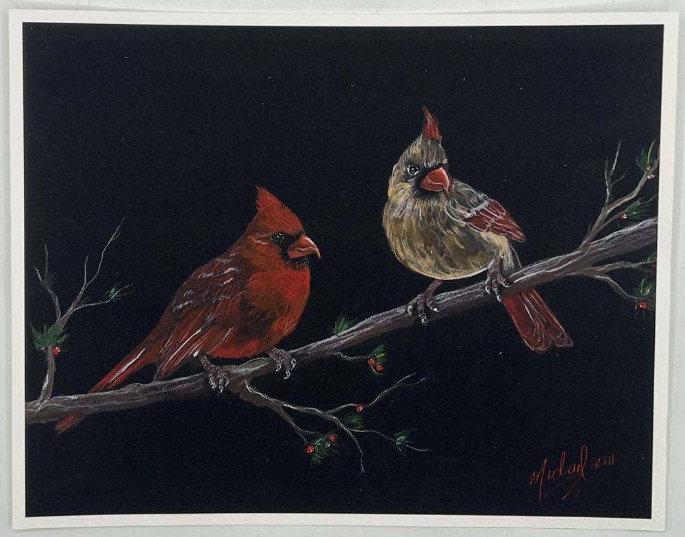 Cardinal Pair — loose print